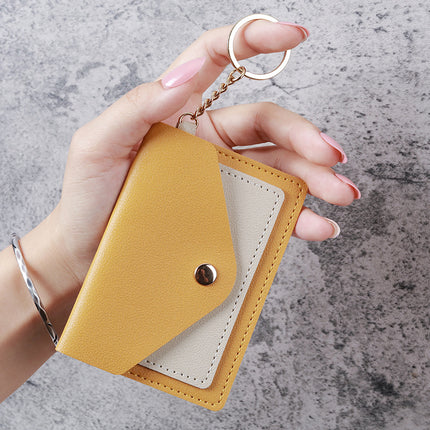 Cross-border New Creative Fashion Small Card Bag Women's Candy Color Keychain Jewelry Student Bus Card Holder Wholesale