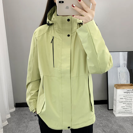 Winter Outdoor Three-In-One Jacket Women's 2025 New down Liner Outdoor Mountaineering Windproof and Waterproof Jacket
