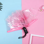 [fully automatic folding transparent cherry blossom] pink