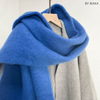 Seahorse hair solid color-Klein blue / 210*40