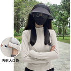 Moonlight white-waist slimming + built-in pockets / S