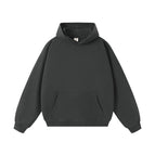 Hooded model-dark gray / S