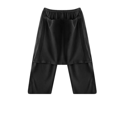 Bedridden Leg Fracture Adult Incontinence Care Open Crotch Pants Summer Autumn and Winter Cotton Men and Women's Bed Easy-to-Wear and Unisex Maternity Pants
