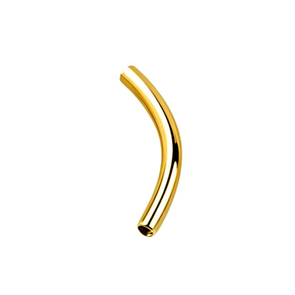 G23 Titanium Puncture Jewelry Inner Teeth Curved Rod Curved Nail Nail Nail Tail G Nail Lip Nail Accessories Factory in stock 6-16m