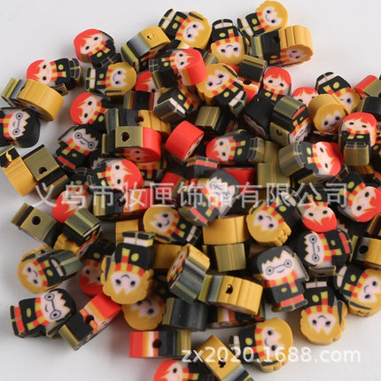 100 a pack of cross-border fruit soft pottery loose beads clay beads diy Amazon material bag accessories mobile phone