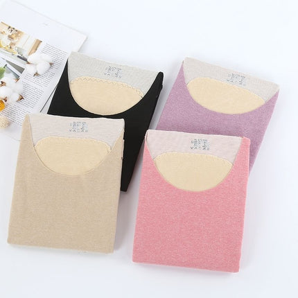 Women's AB Face Seamless Thermal Underwear Vest Women's Two-color Base Shirt Round Neck Cashmere Silk Women's Patch Vest
