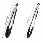 9inch + 12inch years❁Black silicone clip [opp bag]