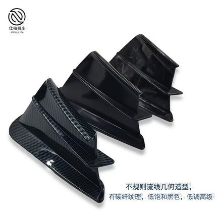 Motorcycle Modification Parts Suitable for Yamaha Universal Carbon Fiber Fixed Wing Aerodynamic Wing Deflector Side Wind Knife