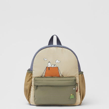 2024 New Children's Kindergarten Cartoon Boys and Girls Sun Long Neck Small Dinosaur Shoulder Flip Fruit Small Backpack
