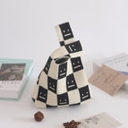 Beige checkered smiley face / High quality thickening 20-36