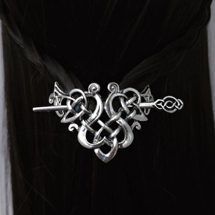 Cross-border Nordic Retro Viking Love Hairpin Stick Norwegian Wind Hair Accessories Valentine's Day Gift Explosions Wholesale Hair