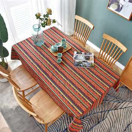 Hemp Cotton Digital Printing Fabric Printing Cotton and Linen Clothing Fabric Vintage Handmade DIY Tablecloth Patchwork Southeast Asia