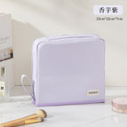 Taro purple-small pu non-coverable suitcase pencil case cosmetic bag