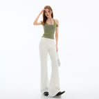 White elongated / XS