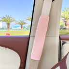 Ice silk shoulder pads-glossy pink