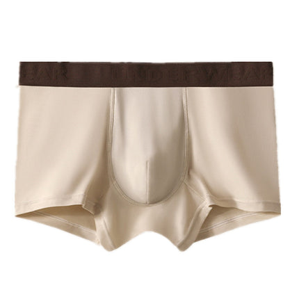 Factory men's underwear cotton high-end antibacterial boys boxers mid-waist plus size breathable boxers factory generation