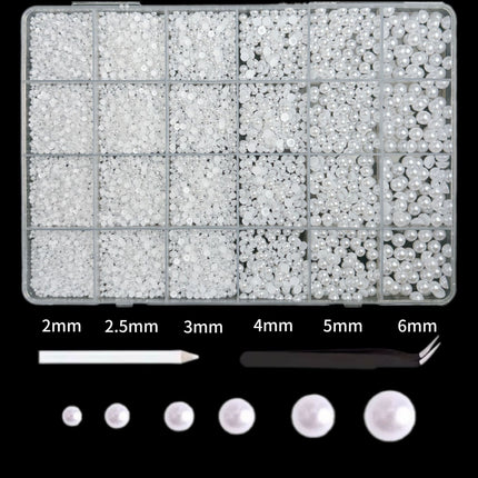 24 grid cartoon nail accessories mix cute cookies donuts candy nail accessories diy handmade material box
