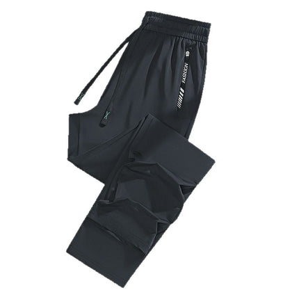 2025 Summer Explosions Ice Silk Cropped Pants Men's and Women's Couples Sports Casual Pants Sports Pants Straight Pants