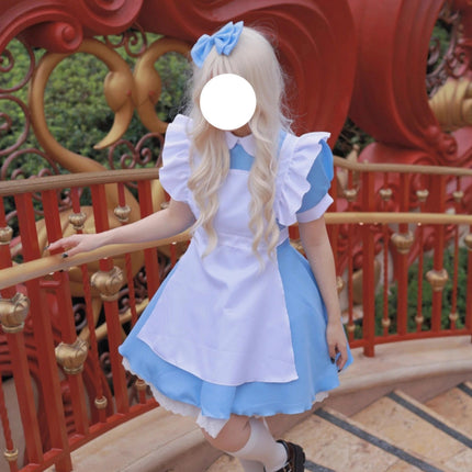 Princess Alice on the Run Blue Dress Maid Costume Maid Costume Halloween Costume French Sweet Age Reduction