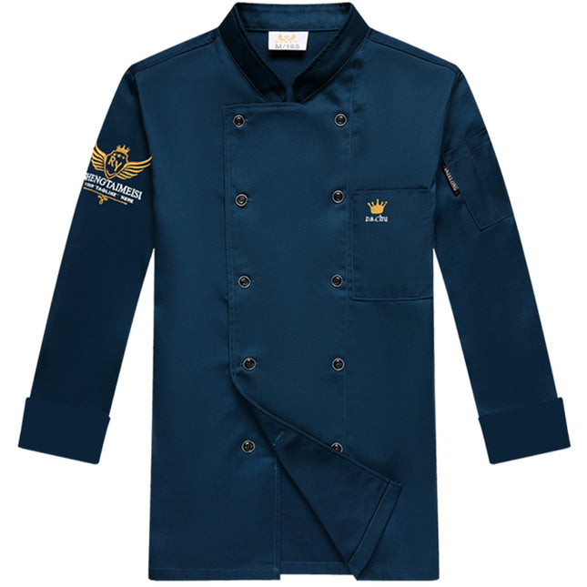 Factory wholesale chef clothing short sleeve chef overalls men and women summer catering teahouse hotel kitchen tooling long sleeve