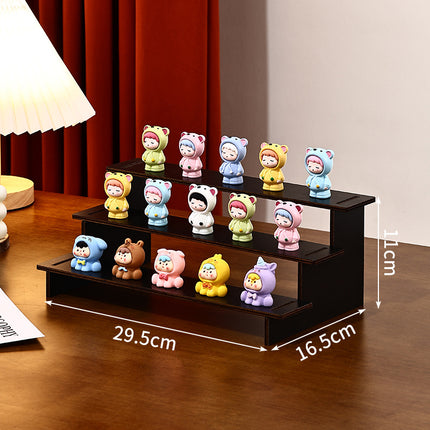 Live Broadcast Display Doll Rack 2-5 Layers Display Rack Small Ornaments Storage Desktop Storage Rack Hand-Made Display Ladder Rack