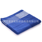 56*112cm / White stripes on blue background