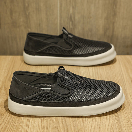 2025 Comfortable Breathable Mesh Casual Shoes High Quality Lightweight Wear-Resistant Sports Shoes Middle-Aged Hiking Shoes Walking Shoes
