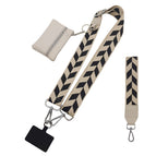 Beige diamond + off-white coin purse + mobile phone gasket + hand strap