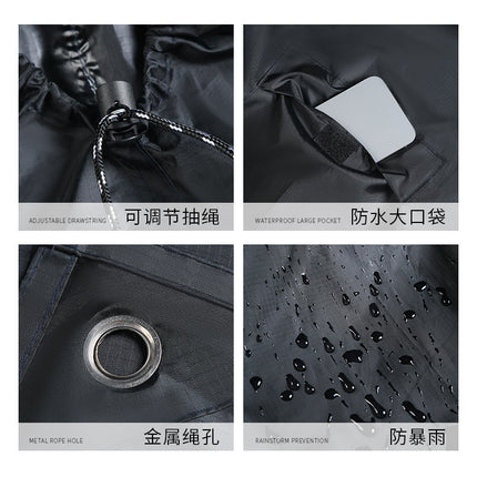 Foreign Trade Multifunctional Poncho Raincoat Unisex Poncho Outdoor Three-In-One Waterproof Raincoat Cycling Hiking Camping Style