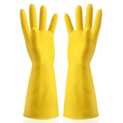 Latex Labor Protection Wear-Resistant Work Gloves Non-Slip Waterproof Non-Slip Rubber Dishwashing Household Dropshipping Support