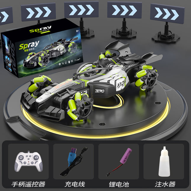 Boys 2.4g Remote Control Car Kidsren's F1 Spray Stunt Drift Racing Four-Wheel Drive High-Speed Competitive Toy Car Wholesale