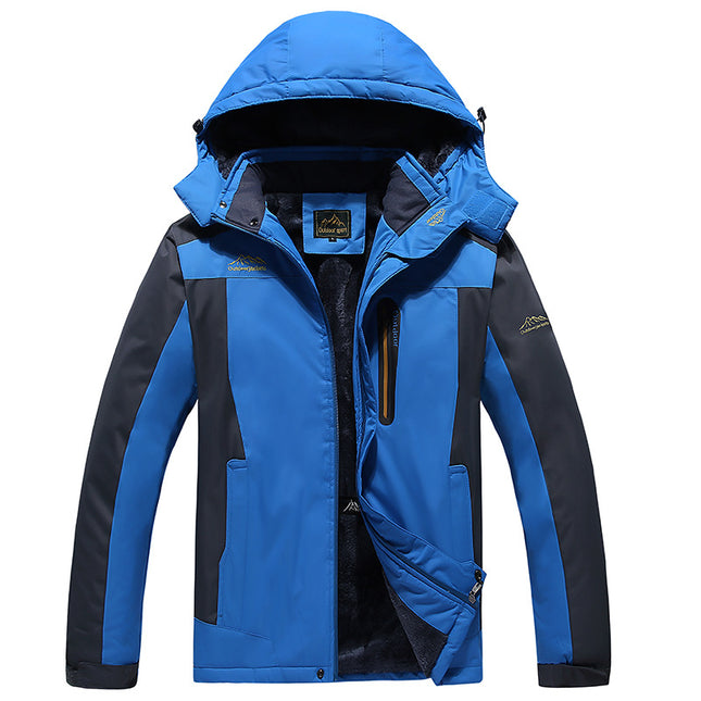 Winter Outdoor Windproof Jacket Dad's Large Size Outwear Removable Liner Cotton Outwear Grandpa Warm Cotton Outwear Export