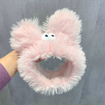 Funny Little Eyes Plush Headband, Fun Plush Face Wash Anti-Slip Headband, Internet Celebrity Hot Style Headband Wholesale