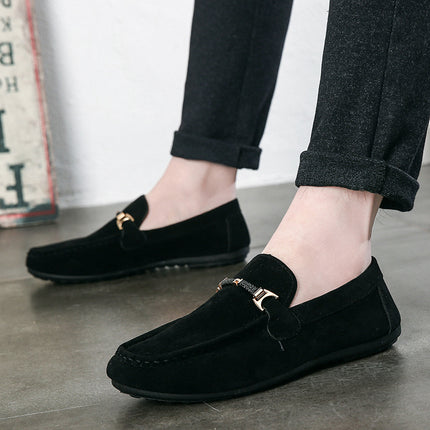 Doug shoes men's business shoes men's casual shoes Korean version of Doug shoes 2024 new trembles fast hand a generation of hair