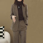 Brown [suit + pants] / L [recommended 53-57.5kg ]