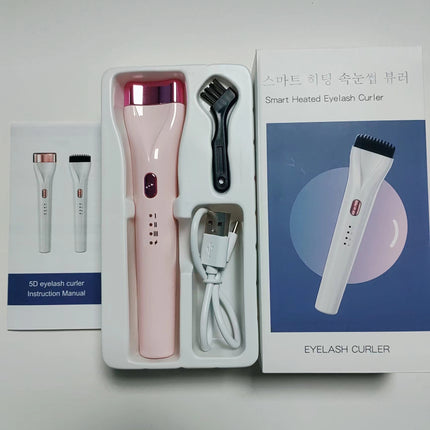 Hot-Selling 5D Electric Eyelash Curler, Electric Eyelash Curler, Eyelash Curler with Three Temperature Settings, Rechargeable and Anti-Scalding