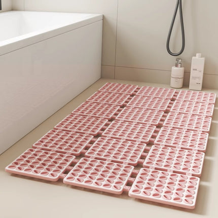 Bathroom Anti-slip Mat Shower Room Bathroom Anti-fall Mat Bathroom Toilet Waterproof Hollow Mat