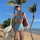 Korean style pure desire high waist bikini / M