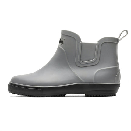 Cross-Border Internet Celebrity Rubber Shoes New Men's Short-Tube Outdoor Rain Boots Lightweight Waterproof Shoes Low-Top Non-Slip Adult Rain Boots
