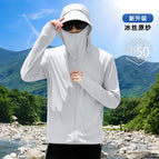Silver gray [sun protection clothing and hat style] / M(recommended 40-50kg )