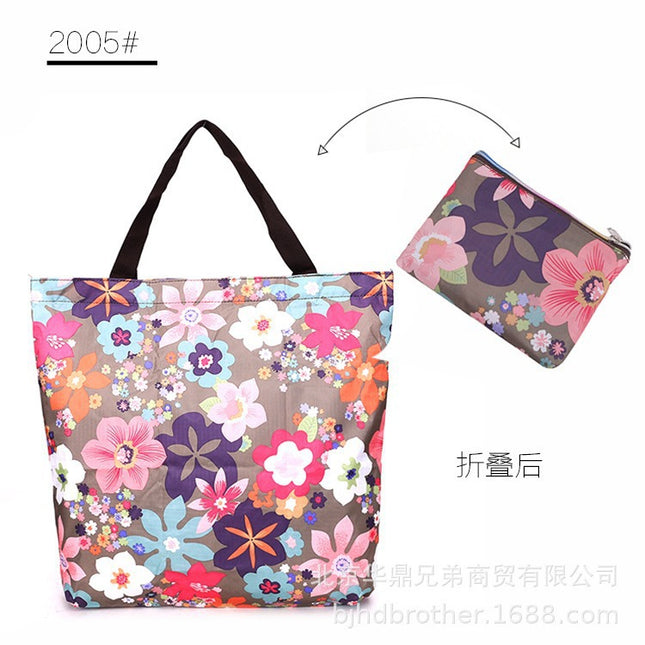 Water-Repellent Oxford Cloth Shopping Bag Foldableable Environmentally Friendly Bag Large Capacity Supermarket Grocery Shopping Bag Satchel Bag Handbag