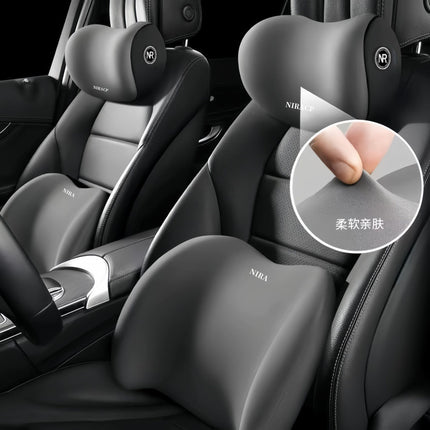 Car Waist Shoulder Pillow Car Pillow Seat Cushion Car Pillow Memory Cotton Waist Back Cushion Car Headrest