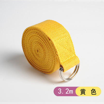 Yoga training belt stretch belt multifunctional yoga rope belt 3.2 meters long yoga stretch auxiliary non-elastic