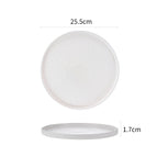 10inch meteor shower flat baking pan-glossy white