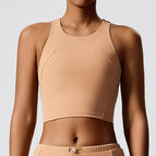Brown Apricot Top / S