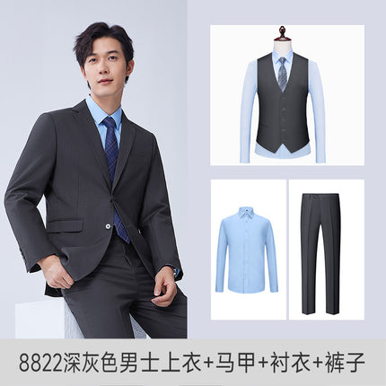 High-end suit suit female professional formal suit bank business suit temperament tooling sales department front desk work clothes autumn