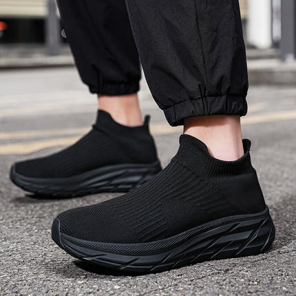 Jinjiang Cross-border New Lightweight Mesh Breathable Casual Shoes Ultra-light Soft Bottom sneaker Slip-on Walking Shoes for Men