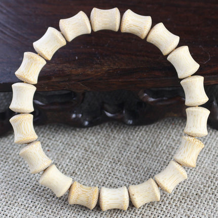 Multi-treasure beads bracelet luminous bamboo bead bracelet women's literary and artistic small fresh jewelry ebony sandalwood green sandalwood rosewood
