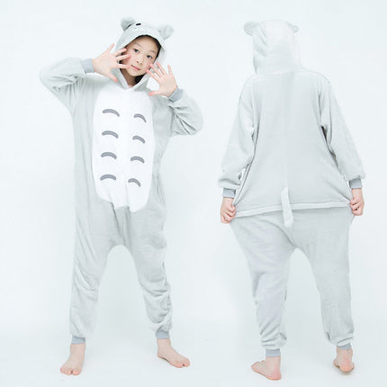 Mixed batch autumn and winter flannel adult cartoon conjoined animal pajamas orchid history home clothes toilet thickened wholesale