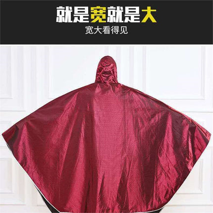Raincoat Electric Battery Motorcycle Men's and Women's Thickened Double Super Large Long Full Body Rainstorm Protection Poncho Foot Covering